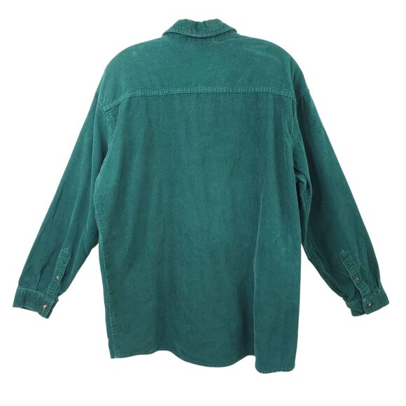 Betty Boop Corduroy Button Front Shirt Womens XL Vintage 2000 King Features - Picture 3 of 16